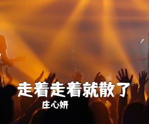 庄心妍《走着走着就散了吉他谱》(C调)