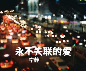 宁静《永不失联的爱吉他谱》(C调)