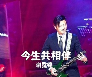 谢霆锋《今生共相伴吉他谱》(B调)
