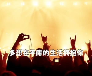 《多想在平庸的生活拥抱你吉他谱》(C调)