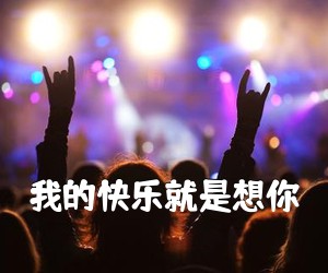 《我的快乐就是想你吉他谱》