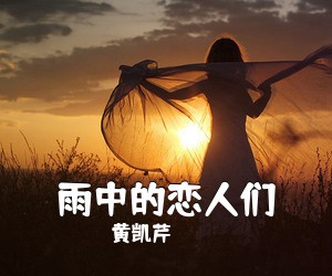 黄凯芹《雨中的恋人们吉他谱》(G调)
