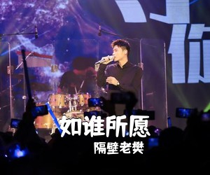 隔壁老樊《如谁所愿吉他谱》(C调)