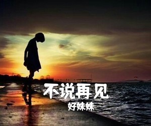 好妹妹《不说再见吉他谱》(D调)