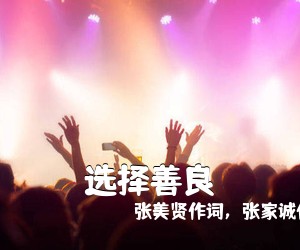 张美贤作词，张家诚作曲，郑俊弘《选择善良吉他谱》