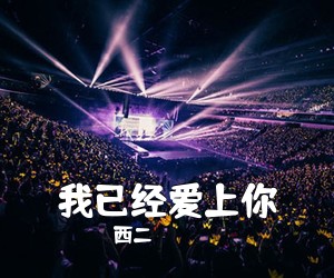 西二《我已经爱上你吉他谱》(G调)