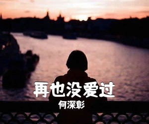 何深彰《再也没爱过吉他谱》(C调)