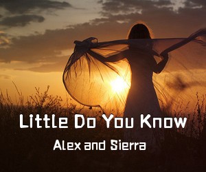 Alex and Sierra《Little Do You Know吉他谱》(C调)