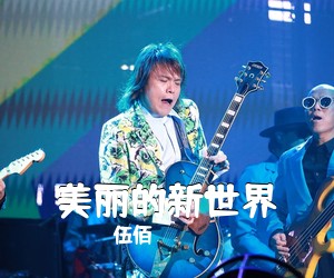伍佰《美丽的新世界吉他谱》(G调)