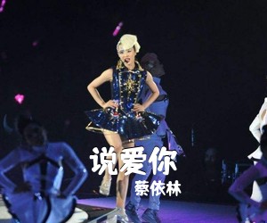 蔡依林《说爱你吉他谱》(A调)