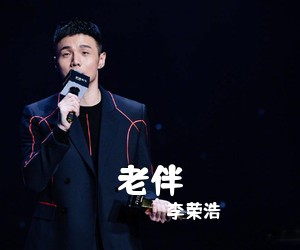 李荣浩《老伴吉他谱》(C调)