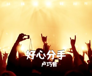 卢巧音《好心分手吉他谱》(C调)