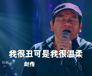 赵传《我很丑可是我很温柔吉他谱》(C调)