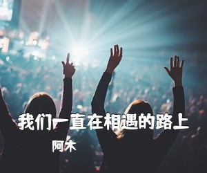 阿木《我们一直在相遇的路上吉他谱》(C调)