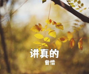 曾惜《讲真的吉他谱》