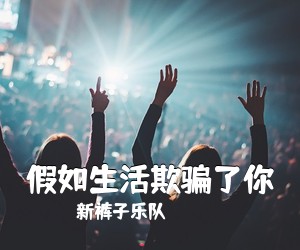 新裤子乐队《假如生活欺骗了你吉他谱》(G调)