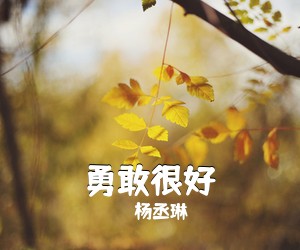 杨丞琳《勇敢很好吉他谱》