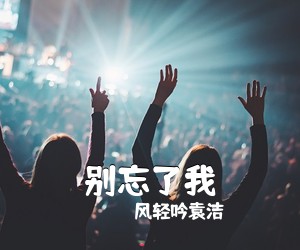 风轻吟袁洁《别忘了我简谱》
