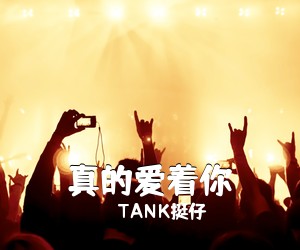 TANK挺仔《真的爱着你吉他谱》(C调)