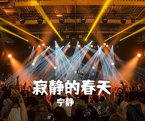 宁静《寂静的春天吉他谱》(G调)