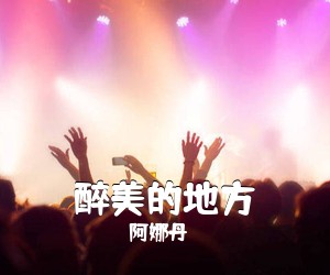 阿娜丹《醉美的地方简谱》