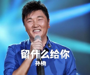 孙楠《留什么给你吉他谱》(C调)