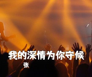 张妳《我的深情为你守候简谱》