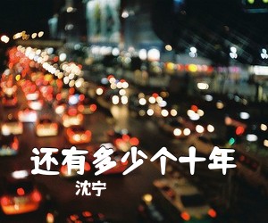 沈宁《还有多少个十年吉他谱》(G调)