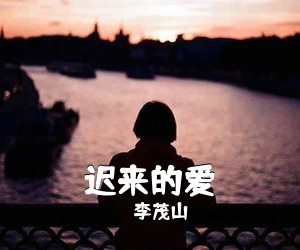 李茂山《迟来的爱吉他谱》(C调)