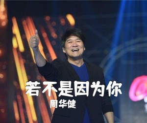 周华健《若不是因为你吉他谱》(G调)