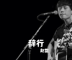 赵雷《辞行吉他谱》(C调)