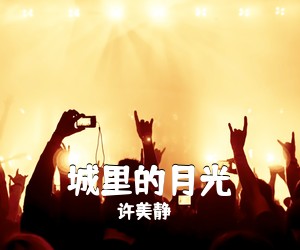 许美静《城里的月光尤克里里谱》(G调)