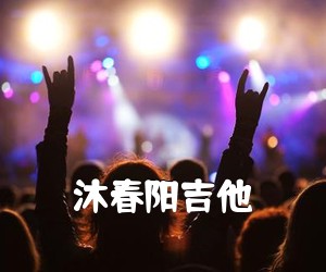 《沐春阳吉他吉他谱》(D调)