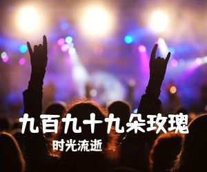 时光流逝《九百九十九朵玫瑰吉他谱》(C调)
