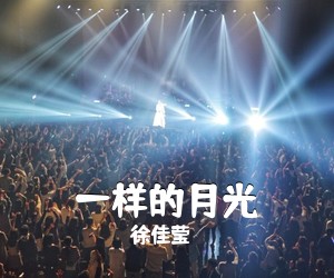 徐佳莹《一样的月光吉他谱》(C调)
