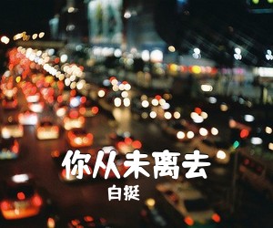 白挺《你从未离去吉他谱》(G调)