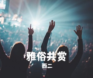 西二《雅俗共赏吉他谱》