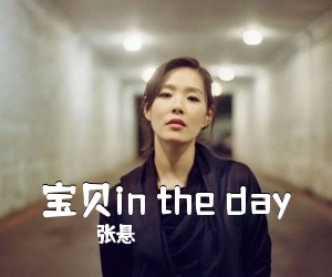 张悬《宝贝in the day吉他谱》(C调)