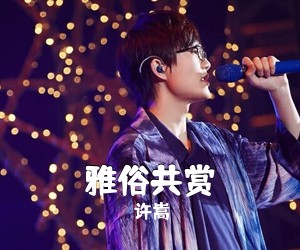 许嵩《雅俗共赏吉他谱》(C调)