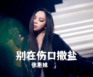 张惠妹《别在伤口撒盐吉他谱》(C调)