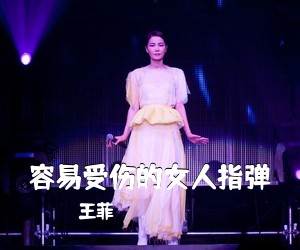 王菲《容易受伤的女人指弹吉他谱》