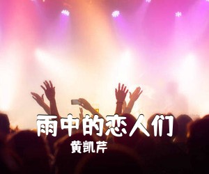 黄凯芹《雨中的恋人们吉他谱》