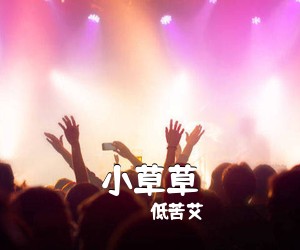 低苦艾《小草草吉他谱》