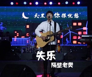 隔壁老樊《失乐吉他谱》(G调)