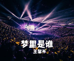 王馨平《梦里是谁吉他谱》(G调)