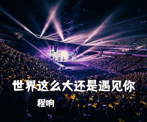 程响《世界这么大还是遇见你吉他谱》