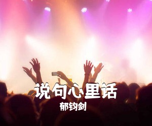 郁钧剑《说句心里话简谱》