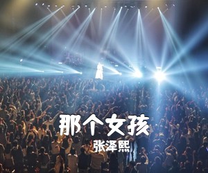 张泽熙《那个女孩吉他谱》(C调)