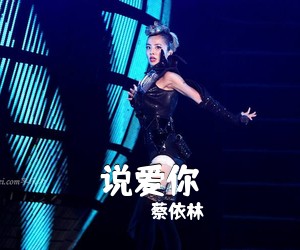 蔡依林《说爱你吉他谱》(A调)