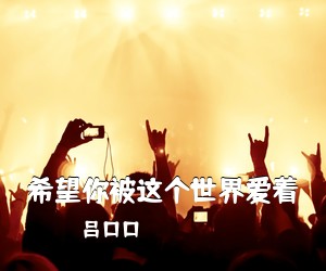 吕口口《希望你被这个世界爱着吉他谱》(D调)